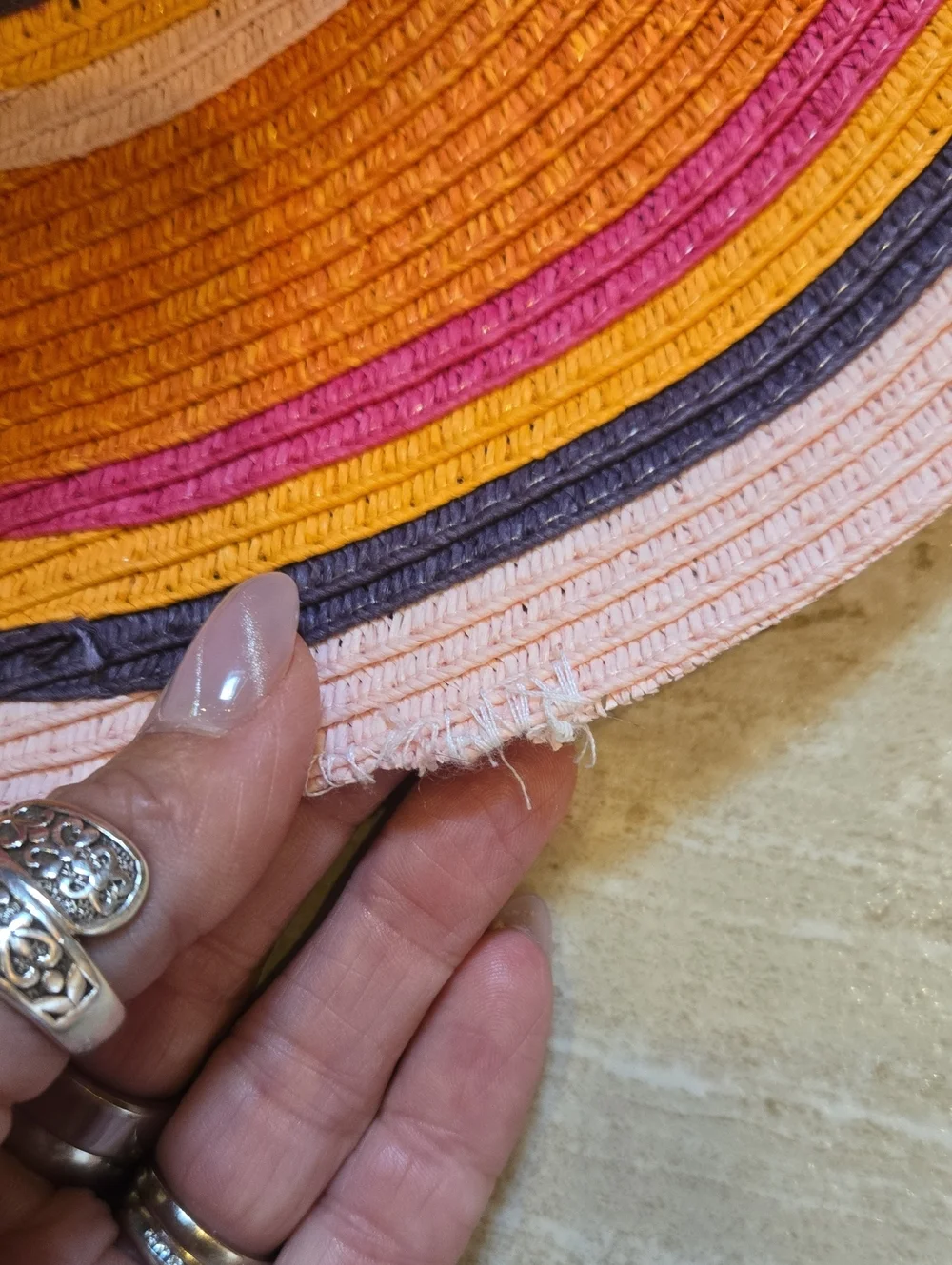 Angela & William Multi-Color Sun Hat